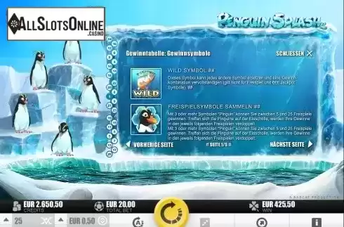 Screen3. Penguin Splash from Rabcat