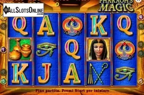 Reel screen. Pharaoh's Magic from Magic Dreams