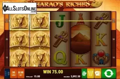 Screen 5. Pharao's Riches from Gamomat