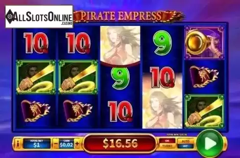 Win Screen 2. Pirate Empress from Skywind Group