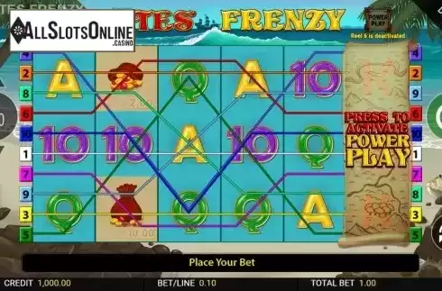Paylines. Pirates Frenzy from Blueprint