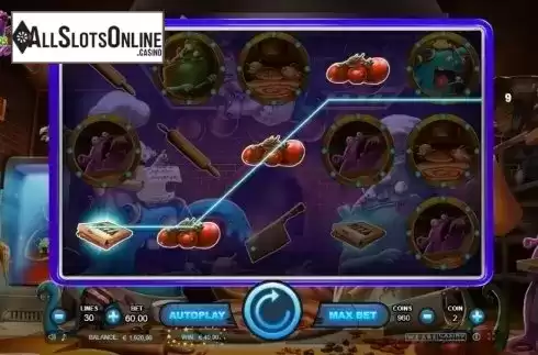 Win Screen. Pizza Invaders from We Are Casino
