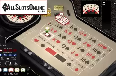 Game Screen. Poker Roulette from Espresso Games