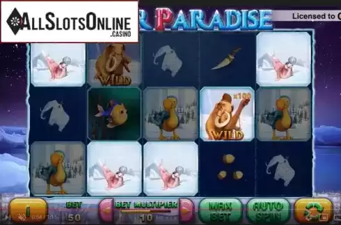 Win Screen 2. Polar Paradise from Probability Gaming