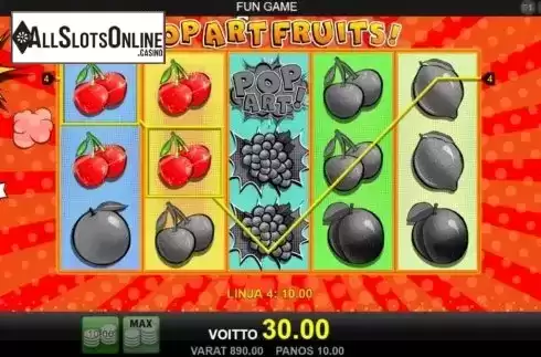 Win Screen 4. Pop Art Fruits from Merkur