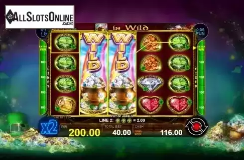 Win Screen 4. Pot Of Jewels from Casino Technology