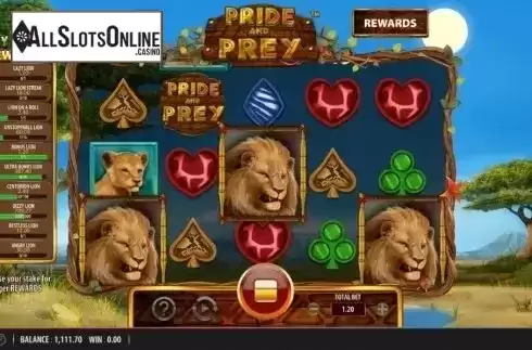 Free Spins. Pride and Prey from Red7