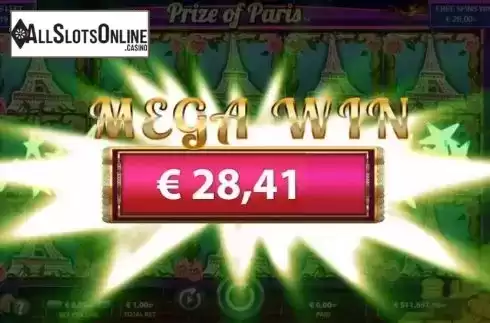 Mega Win. Prize of Paris from 2by2 Gaming