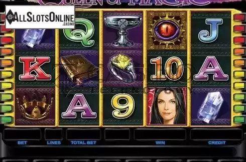 Screen2. Queen Of Magic from Casino Technology