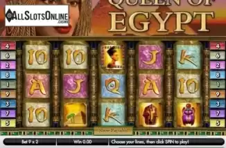 Game Workflow screen . Queen of Egypt 2013 from Gamesys