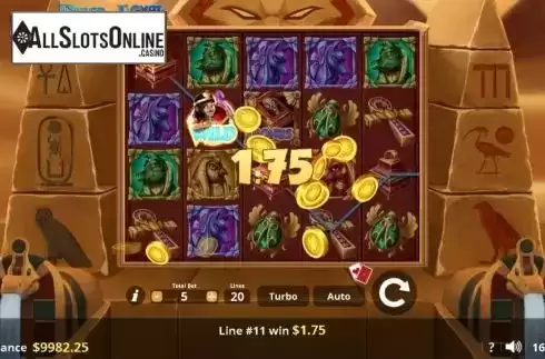Win screen 3. Ruler of Egypt from Lady Luck Games