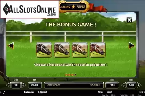 Features 2. Racing Fever from We Are Casino