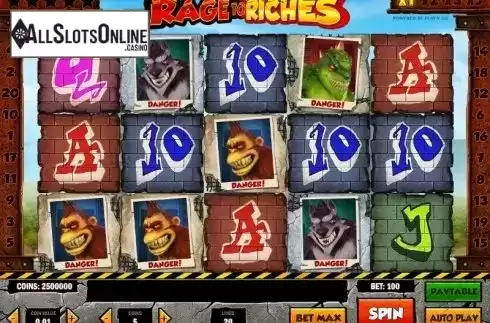 Reels. Rage to Riches from Play'n Go