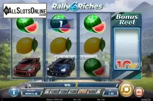 Win Screen 2. Rally 4 Riches from Play'n Go