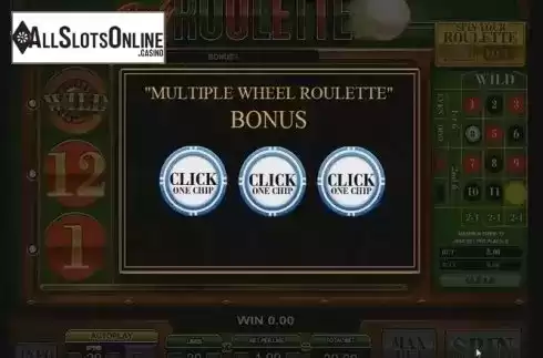 Bonus Triggered. Reely Roulette from Leander Games