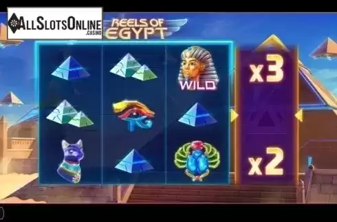 Reel Screen. Reels of Egypt from Cayetano Gaming
