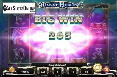 Big Win. Rise of Merlin from Play'n Go