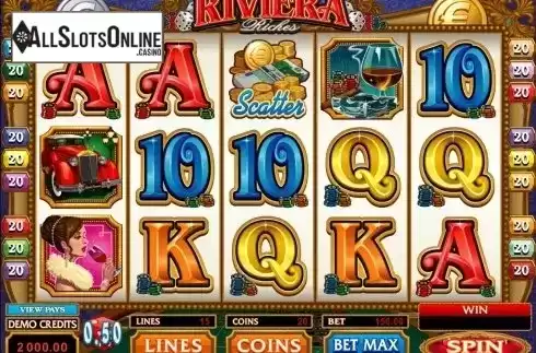 Screen6. Riviera Riches from Microgaming