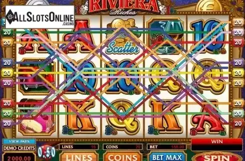 Screen7. Riviera Riches from Microgaming