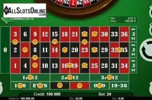 Game Screen 1. Roulette (KAJOT) from KAJOT