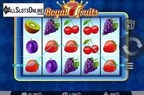 Screen5. Royal 7 Fruits from MrSlotty