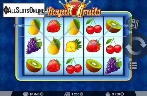 Screen8. Royal 7 Fruits from MrSlotty
