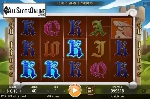 Win Screen. Royal Demeanor from KA Gaming