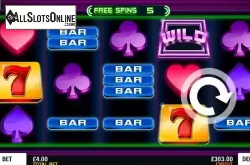 Reel Screen. Stack Spin Win from Intouch Games