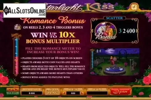 Screen2. Starlight Kiss from Microgaming