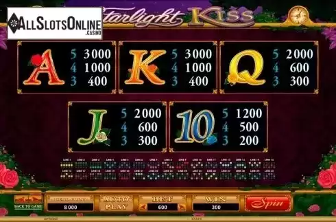 Screen5. Starlight Kiss from Microgaming