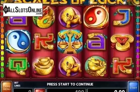 Screen2. Scales of Luck from Casino Technology