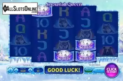 Win Screen 2. Snowfall Queen from Skywind Group