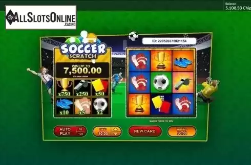 Win screen 2. Soccer Scratch (GamesOS) from GamesOS