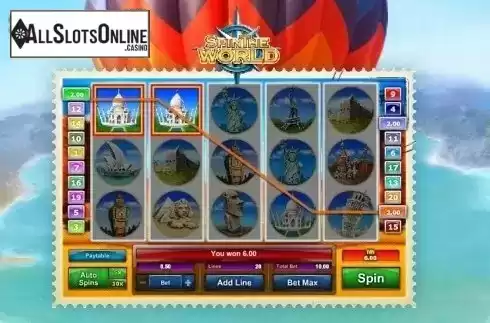 Win Screen . Spin the World from GamesOS