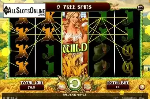 Free Spins 2. Spinning Beers from Spinomenal