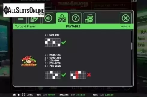 Superbet. Turbo 4 Player from StakeLogic