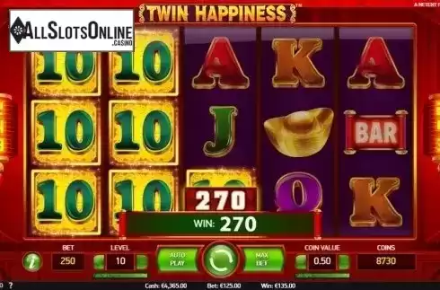 Win Screen 3. Twin Happiness from NetEnt