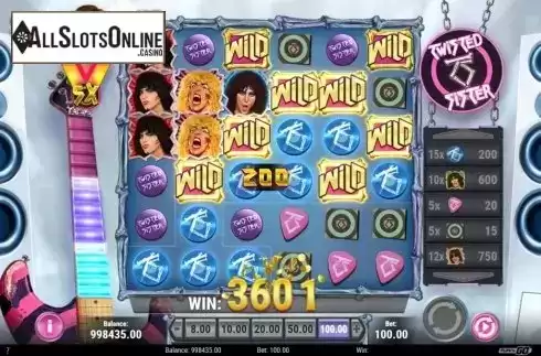 Win Screen 2. Twisted Sister from Play'n Go
