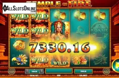 Win Screen 1. Temple of Fire from IGT