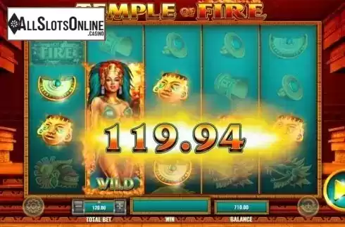 Win Screen 3. Temple of Fire from IGT