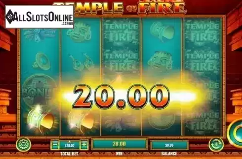 Win Screen 5. Temple of Fire from IGT