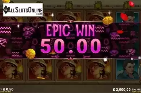 Epic Win Screen. Temple of Tut from JustForTheWin