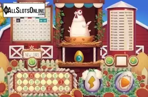 Game Screen. The Golden Egg from Spinmatic