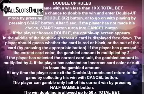 Game rules 2. The Red Temple (Casino Technology) from Casino Technology