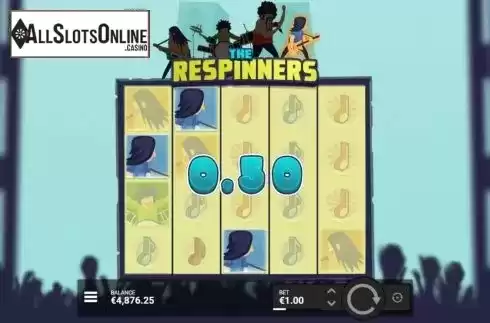 Win Screen. The Respinners from Hacksaw Gaming