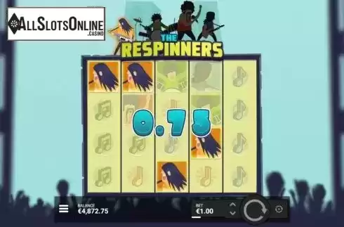 Win Screen 2. The Respinners from Hacksaw Gaming
