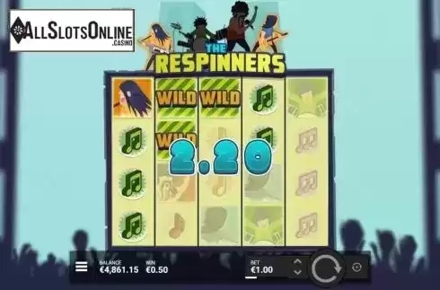 Win Screen 3. The Respinners from Hacksaw Gaming