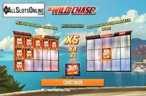 Game features. The Wild Chase from Quickspin