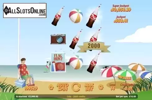Win screen. Treasure Coast from Magnet Gaming