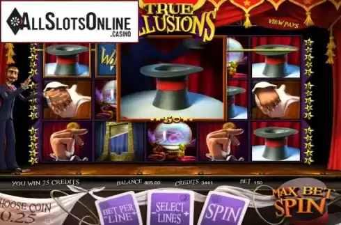 Win. True Illusions from Betsoft